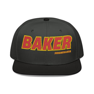 BAKER Snapback Hat – Stylish Embroidered Cap for Bakers & Food Lovers